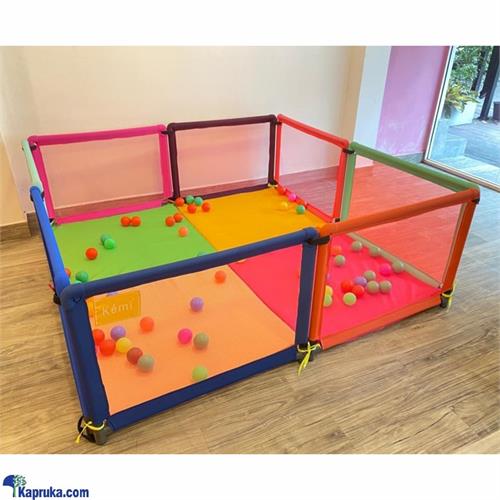 Baby Play Pen - Play Yard - With 2 Mattress - 8 Panel Play Pen With 50 Balls