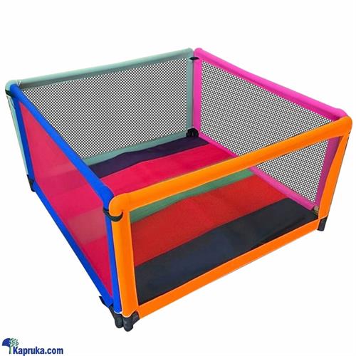 Baby Play Pen Play Yard With 2 Mattress Sturdy Frame 4 Panels 24 (H) X 48 (L)