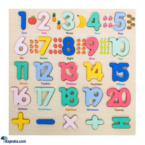 Wooden Learning Chart Numbers