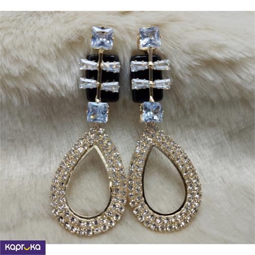 Elegant Teardrop Crystal Earrings