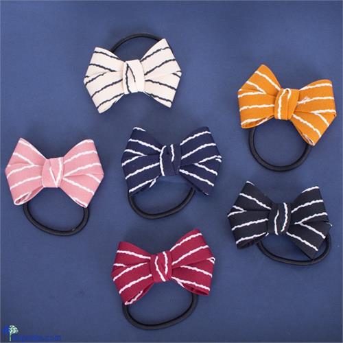 Baby Girls Cute Bow Hair Bands, Toddler Hair Accessories For Baby Girls, Little Girls In Pair Hair Bands - 6 Items In One Pack