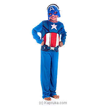 Captain America Kids Costume -Small