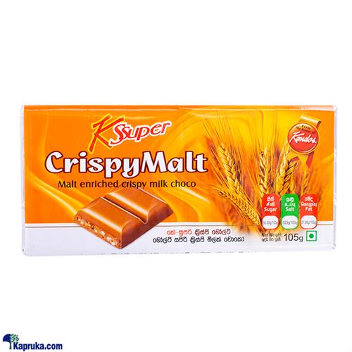 K - Super Crispymalt Malt Enriched Crispy Milk Choco 105g