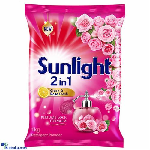 Sunlight Detergent Powder- 2 In 1 Clean And Rose Fresh- 1 KG