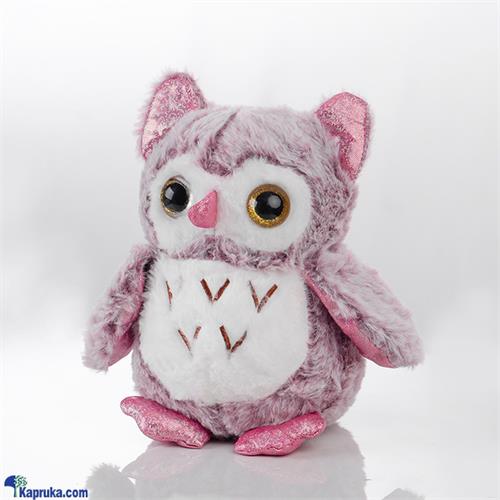 Twilight Pink Owl Plush Toy - 8 Inches Plush Toy For Boys And Girls