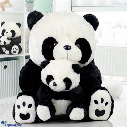 Panda Hug And Panda Cub - 20 Inches Cute Plush Toy Duo - Giant Panda