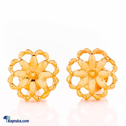 Mallika hemachandra 22kt gold estud set (e1027/1)