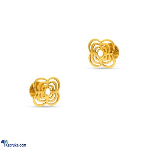 RAJA JEWELLERS 22K GOLD EAR STUD SET B- PE001736