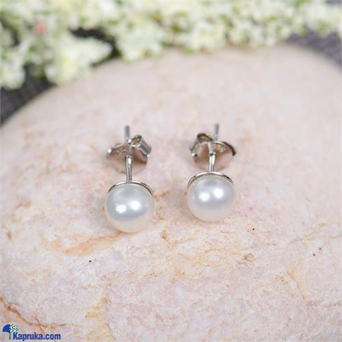 STONE N STRING PEARL EARRING- SE1301