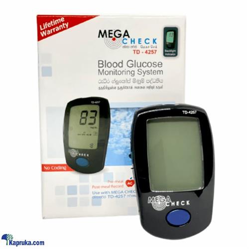 Mega Check Blood Glucose Monitoring System (lifetime Warranty)