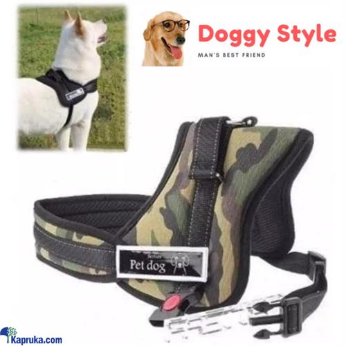 Large Adjustable Dog Harness With Padding For Outdoor Walking Body Belt Belt Body Vest Handle