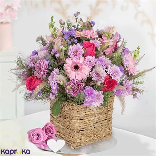 Blushing Meadows Flower Arrangement