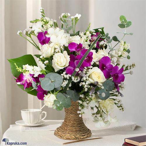 Pure Petal Harmony Flower Arrangement