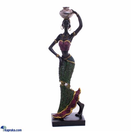 African Lady Figurine Home Decor Ornament