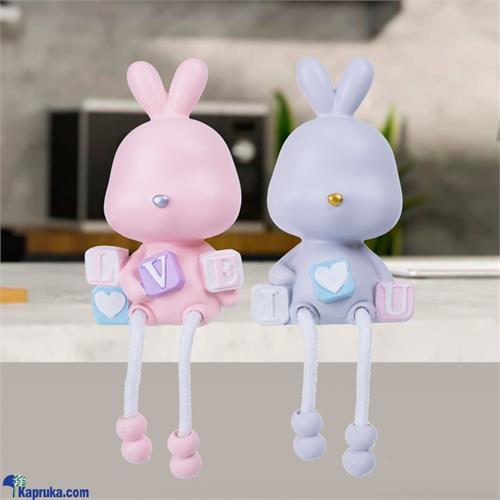 Sway Together - Rabbit Couple Figurine Ornament