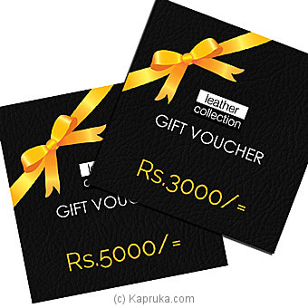 Leather Collection Gift Voucher Rs 3000