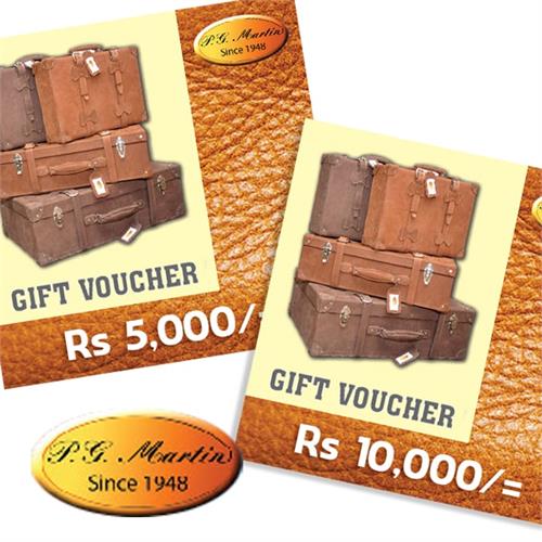 P.G. Martin Gift Voucher Rs 5000