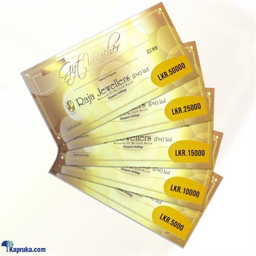 Raja Jewellers Gift Vouchers Rs 5000