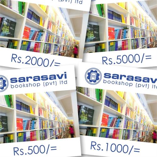 Sarasavi Bookshop Gift Vouchers Rs 500 Voucher