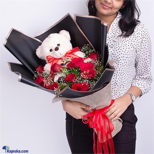 Sweetheart Teddy Rose Bouquet