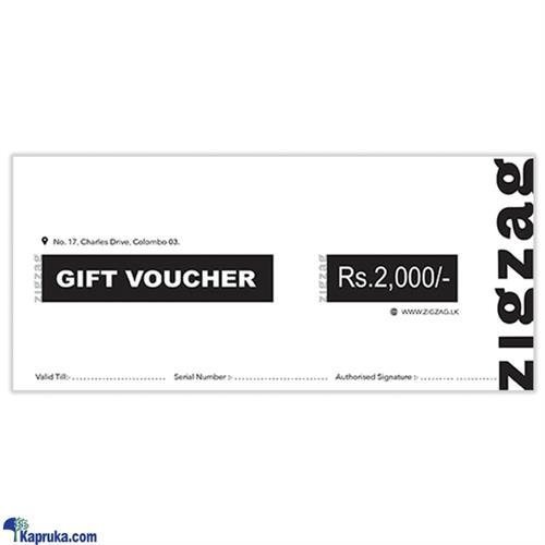 Zigzag Gift Vouchers 2000