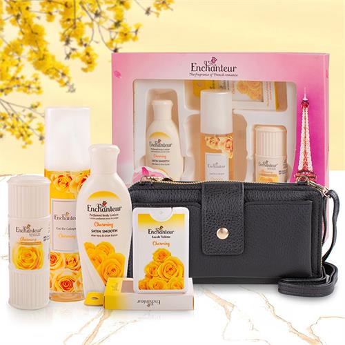 ENCHANTEUR CHARMING GIFT PACK WITH SMALL HAND BAG