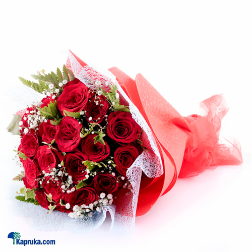 You're The One I Love 25 Red Rose Flower Bouquet