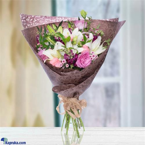 Radiant Petals Pink Rose & Lily Flower Bouquets