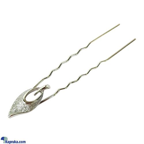 Silver Leaf Style Hair Pin - Sri Lankan Kandyan Bridal Wear Hair Pin - Hair Accessories For Women And Girls - Ladies Simple And Elegant Traditional