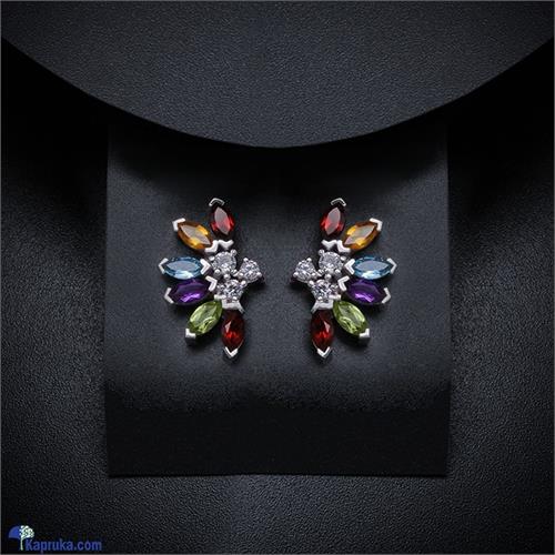 TASH GEM AND JEWELLERY Marquise Multi- Gem Earrings TS- KA61