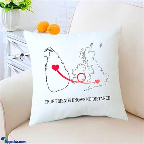 No Distance For True Friends - Hugs From Uk - Huggable Pillow