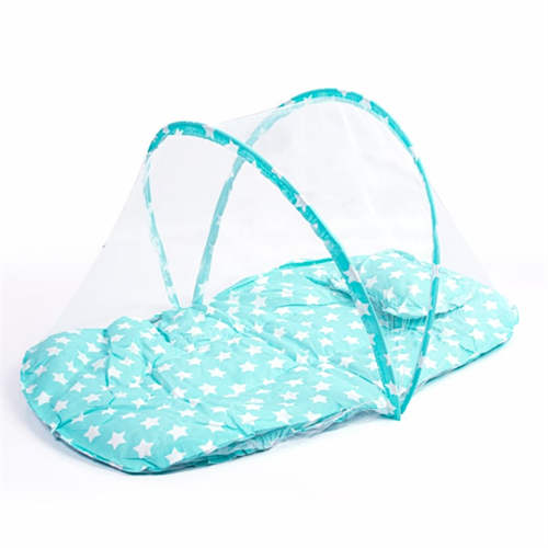 Mosquito Net Bed - Blue