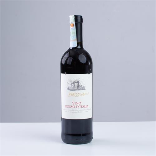 BRUSA Vino Rosso Ditalia Medium Dry ABV 11% 750ml Italy