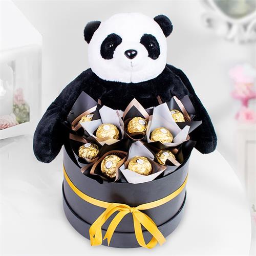 Plush Panda Choco Cuddles