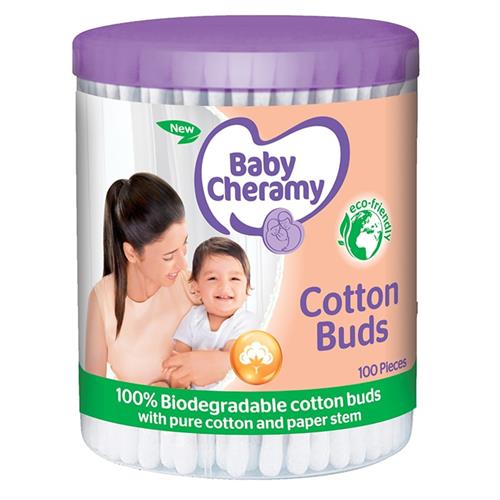 Baby Cheramy Cotton Buds 100 Pieces