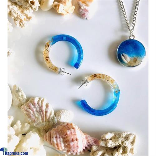 Beach Bliss Handmade Resin Jewelry Set