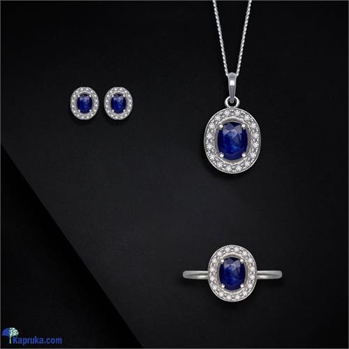 Tash Gem And Jewellery Blue Sapphire Oval Set