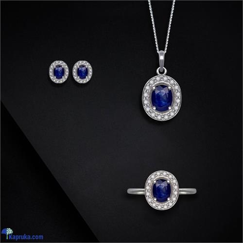 Tash Gem And Jewellery Blue Sapphire Oval Set - Tash Gem and Jewellery