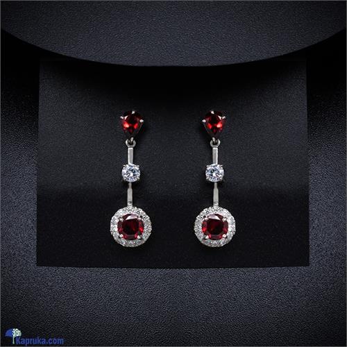 TASH GEM AND JEWELLERY Garnet Dangle Earrings TS- KA55