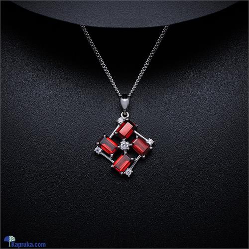 TASH GEM AND JEWELLERY Vivid Garnet Necklace TS- KA49