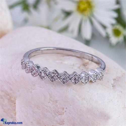 Stone N String Silver Cubic Zirconia Ring SR620 - Stone N String