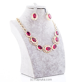 Red Crystal Stones Jewelry Set - Swarovski - Swarovski