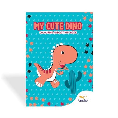 Panther My Cute Dino - Coloring And Activity Book