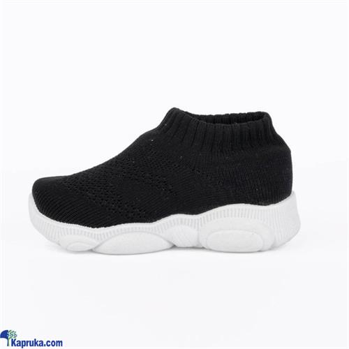 OMAC BLACK CASUAL SHOES FOR KIDS