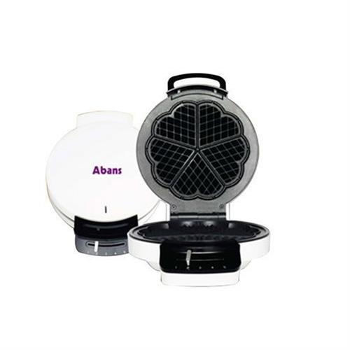 Abans 750w waffle maker (black/White) - abwfmlw185c