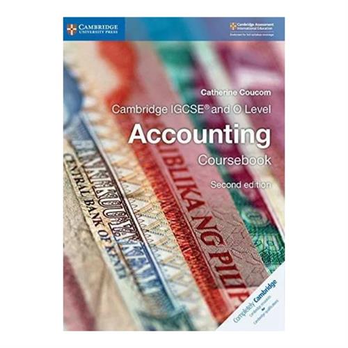 Cambridge IGCSE Accounting Coursebook - 2nd Edition - 9781316502778 (BS)