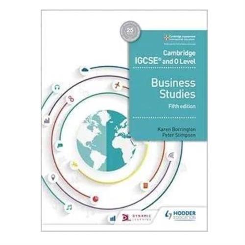 Cambridge IGCSE Business Studies - 5th Edition - 9781510421240 (BS)