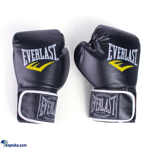 Everlast Black Colour Boxing Gloves/ Fight Boxing Gloves Lace - Size 8