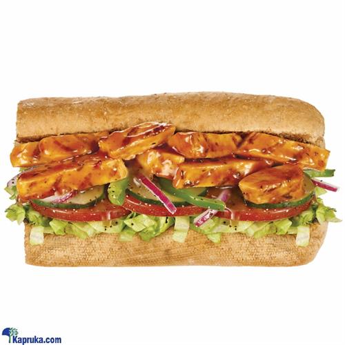 6` Chicken Teriyaki Toasted Bread with Cheese Sub -White Italian Bread