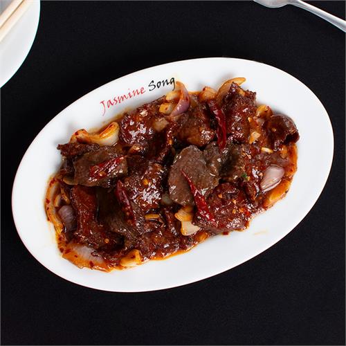 Beef With Dry Red Chilli - Medium